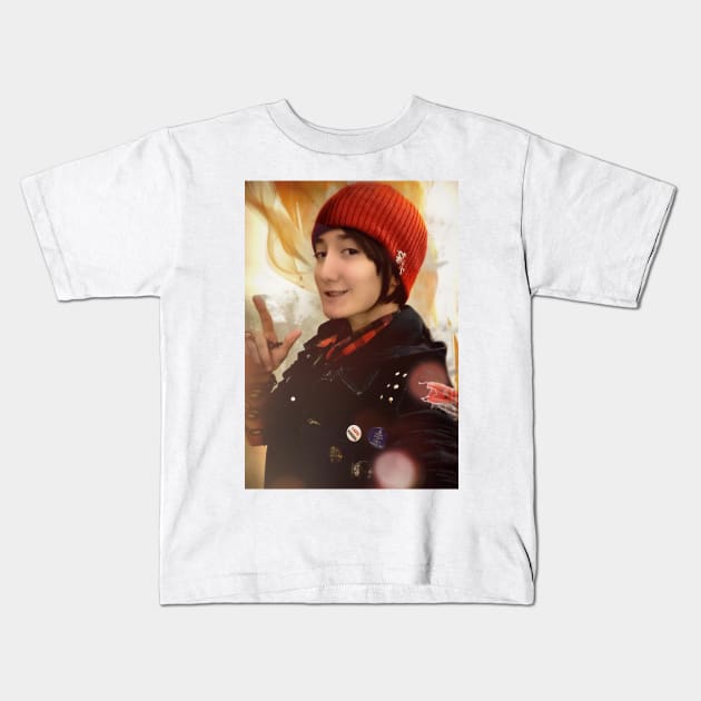 Advent Calendar Cosplay - 15|12 Delsin Kids T-Shirt by EmmeGray